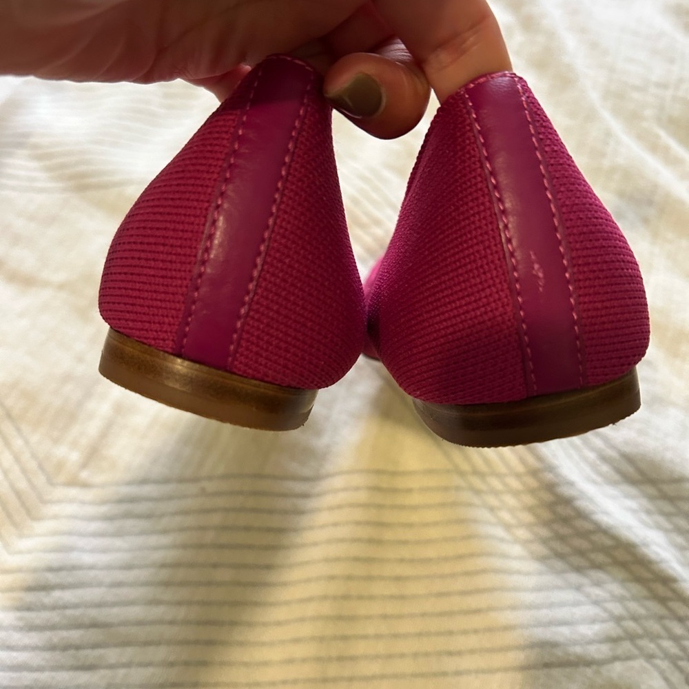 Corso Como Julia Knit Flat Shoes Stretch Leather Insole Pointed Toe Size 8 - Picture 7 of 8
